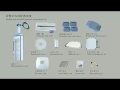 Pendant de bras de signal d'anesthésie double, unité chirurgicale de pièce de l'hôpital ICU
