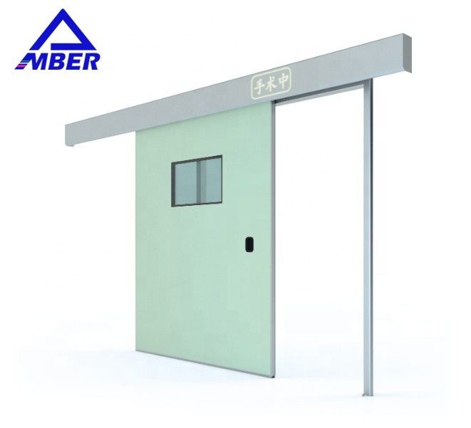 Porte automatique d'hôpital d'acier inoxydable avec des couleurs adaptées aux besoins du client