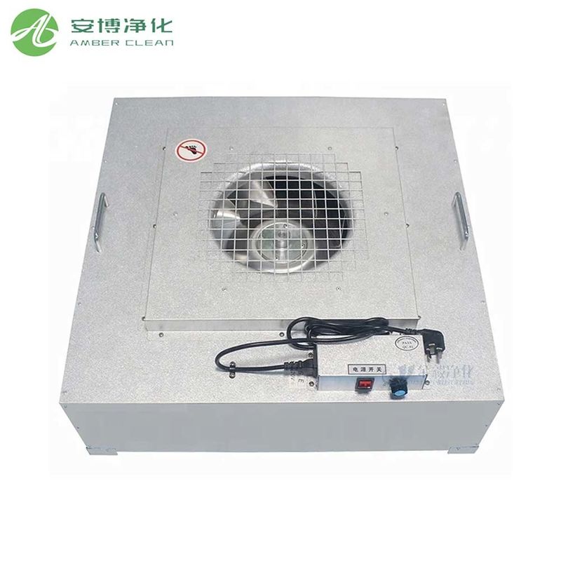 Unité de filtre à ventilateur FFU en acier galvanisé de taille personnalisée avec filtre HEPA