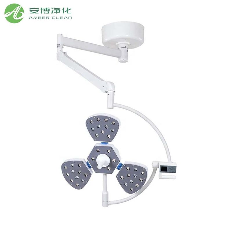 Lumière sans ombre chirurgicale à LED certifiée ISO 200 000 lux Éclairage médical Multispécialité Ajustement de la température des couleurs