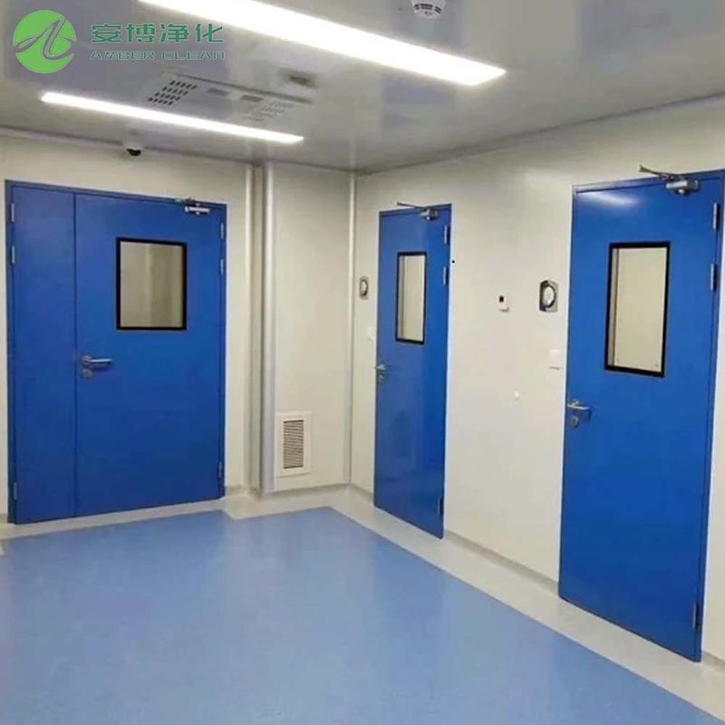 Custom Air Tight Swing Door Mediacl Steel Clean Door with Viewing Window