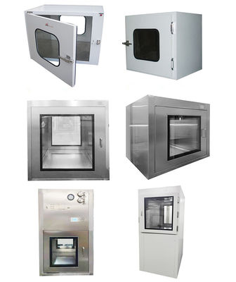 Passage de Cleanroom de circulation d'air laminaire de GMP de boîte de passage de l'acier inoxydable SUS201 par la boîte