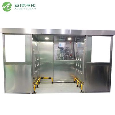 AMBER SUS201 Cabine de douche à air à porte coulissante automatique de taille personnalisable