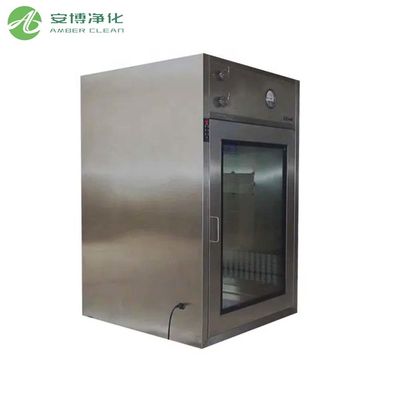 AMBER SUS304 Flux laminaire salle blanche passe à travers verrouillage mécanique