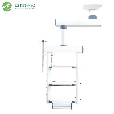 Potelets médicaux suspendus au plafond AMBER à fonctions intégrées et flexibles