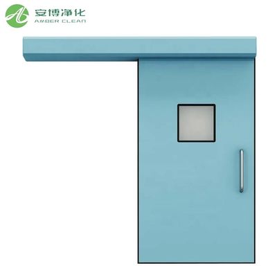 PORTE COULISSANTE AUTOMATIQUE POUR SALLE D'OPÉRATION D'HÔPITAL EN ACIER INOXYDABLE AMBER